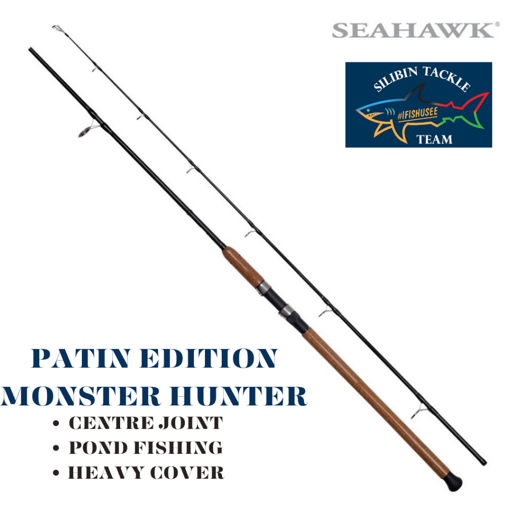 Seahawk PATIN Edition Monster Hunter 24T HIGH Carbon POND Rod STRONG ...