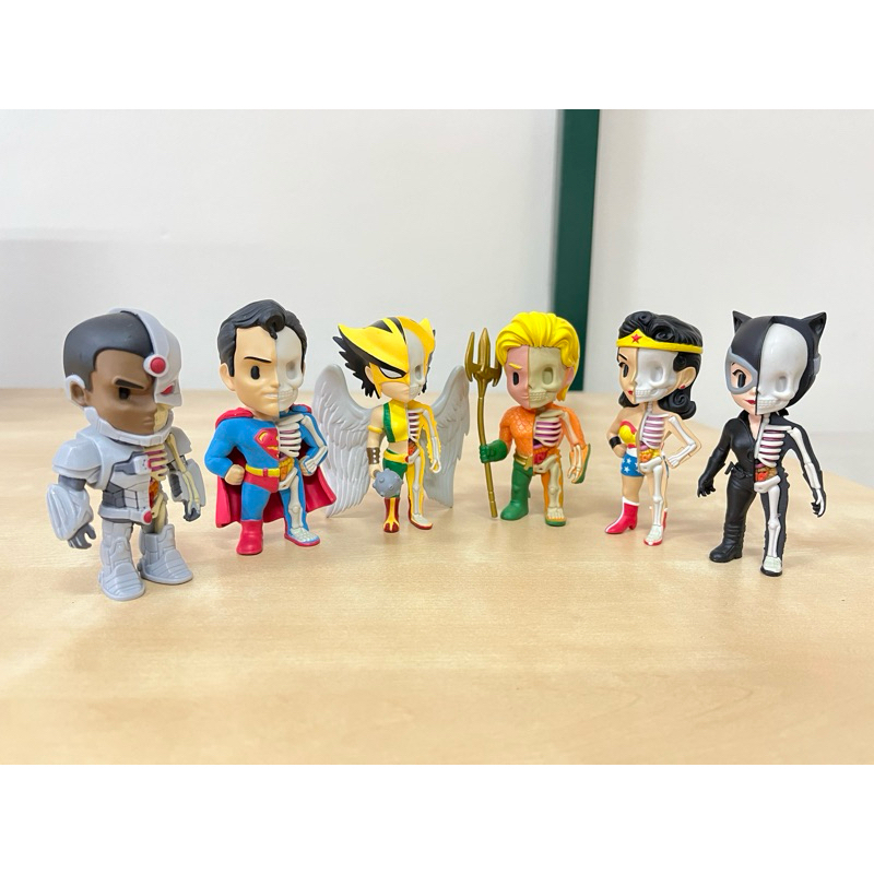 Mighty Jaxx XXRAY DC Vinyl 4 Inches Wonder Woman Catwoman Superman ...