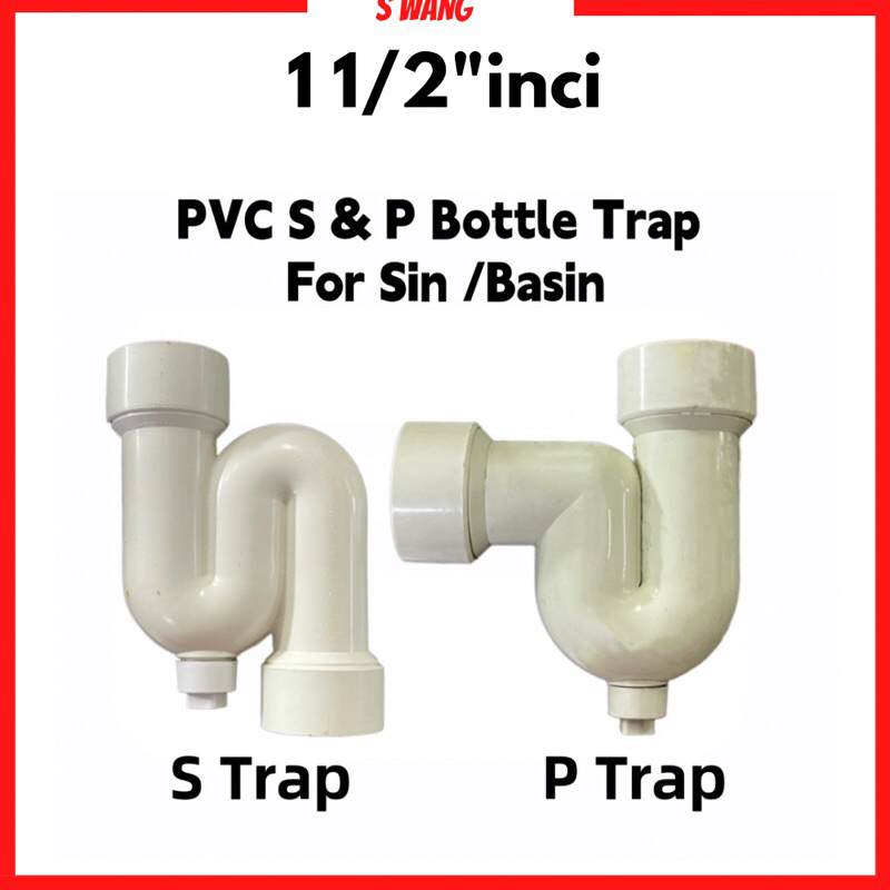 UPVC P TRAP 1-1/2