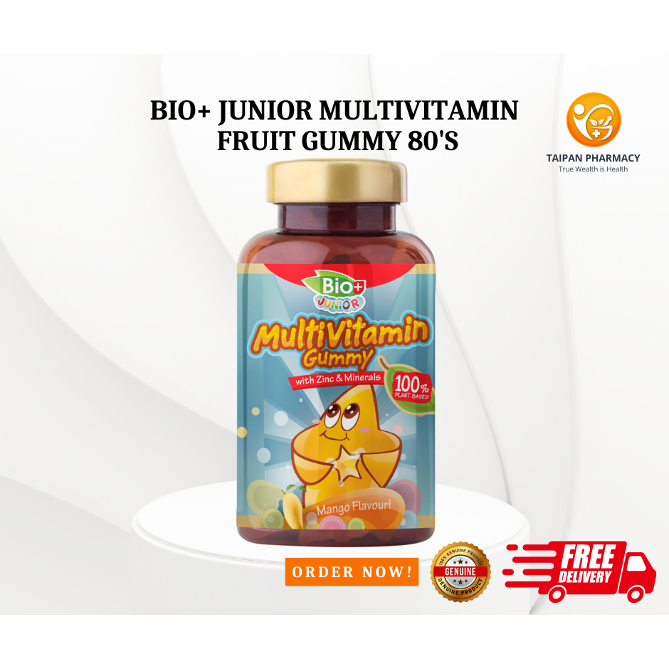Bio+ Junior Multivitamin FRUIT Gummy 80'S | Shopee Philippines