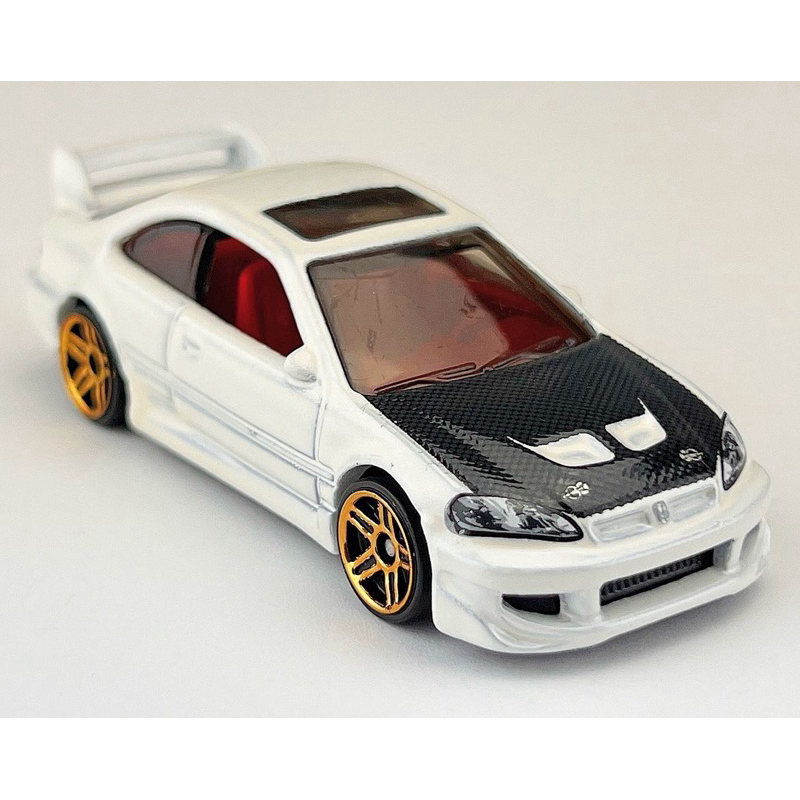 Hotwheels Case G/ Case H 2024 Honda Civic SI EK6 (White) | Shopee ...