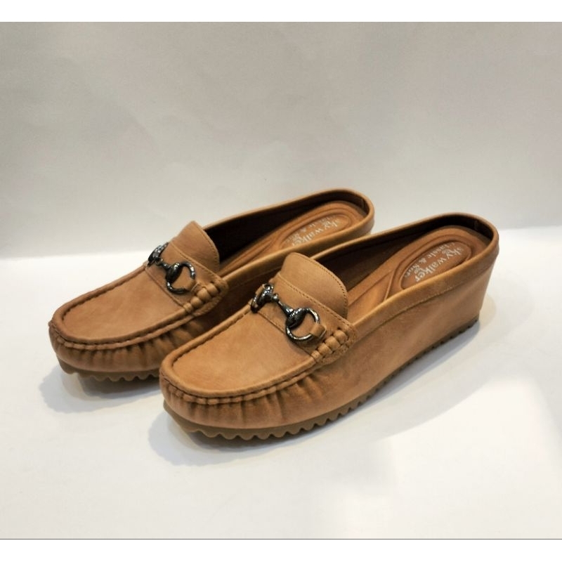 Skywalker Lady cover half 5cm wedge loafer shoes lcomfort and nonslip size 35 to 41 Shopee Philippines