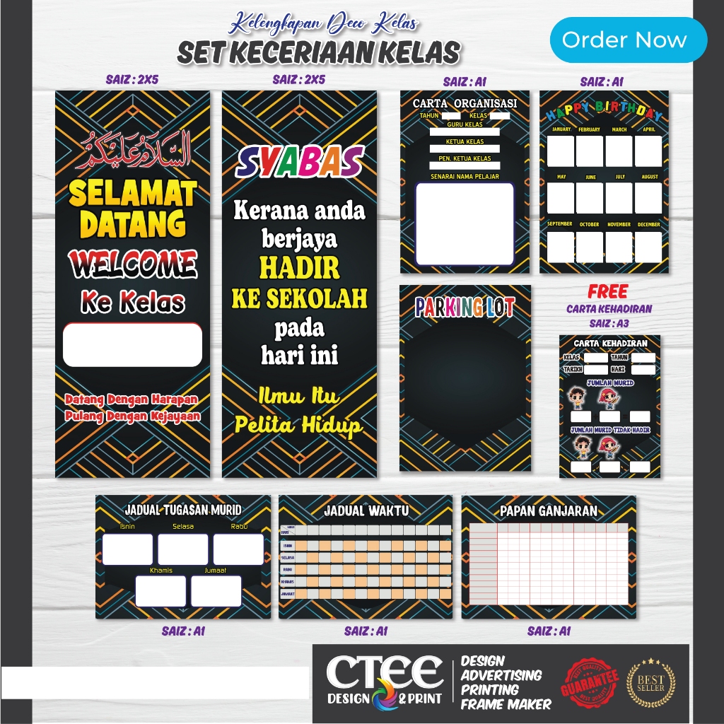 Classroom Fun Set - Design 2024 - Class Decoration Banner For School ...