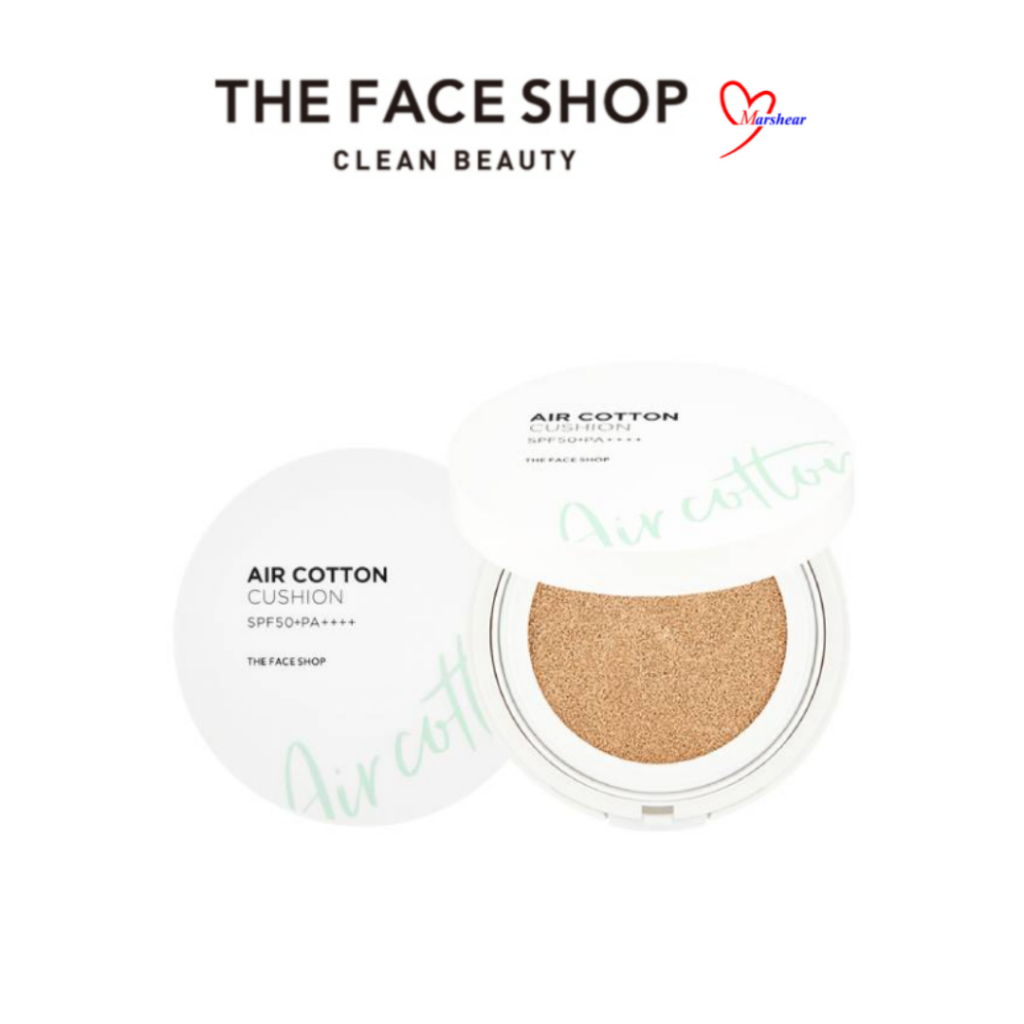 The Face Shop Air Cotton Cushion SPF50+ PA++++ 12g | Shopee Philippines