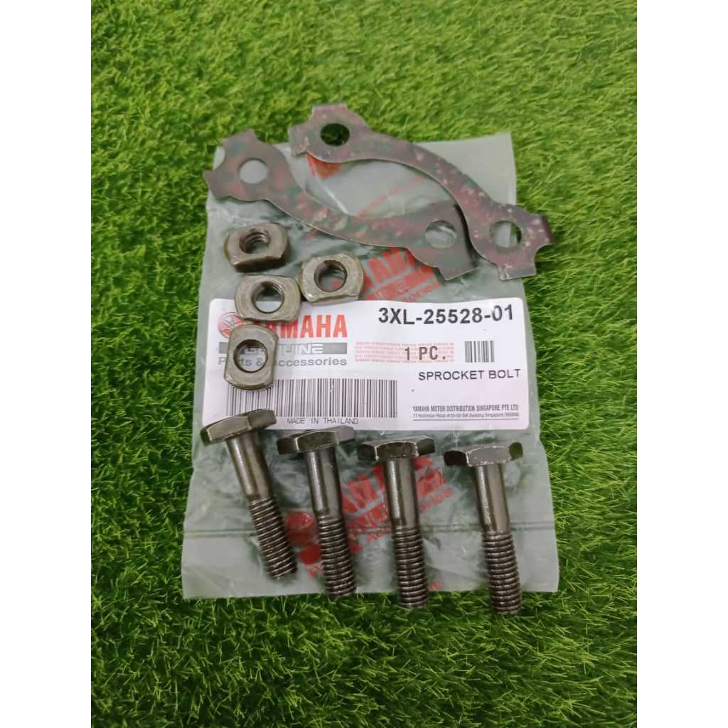 YAMAHA REAR SPROCKET BOLT RXZ Y110 Y125Z SRL SS 125 125Z CATALYZER SKRU ...