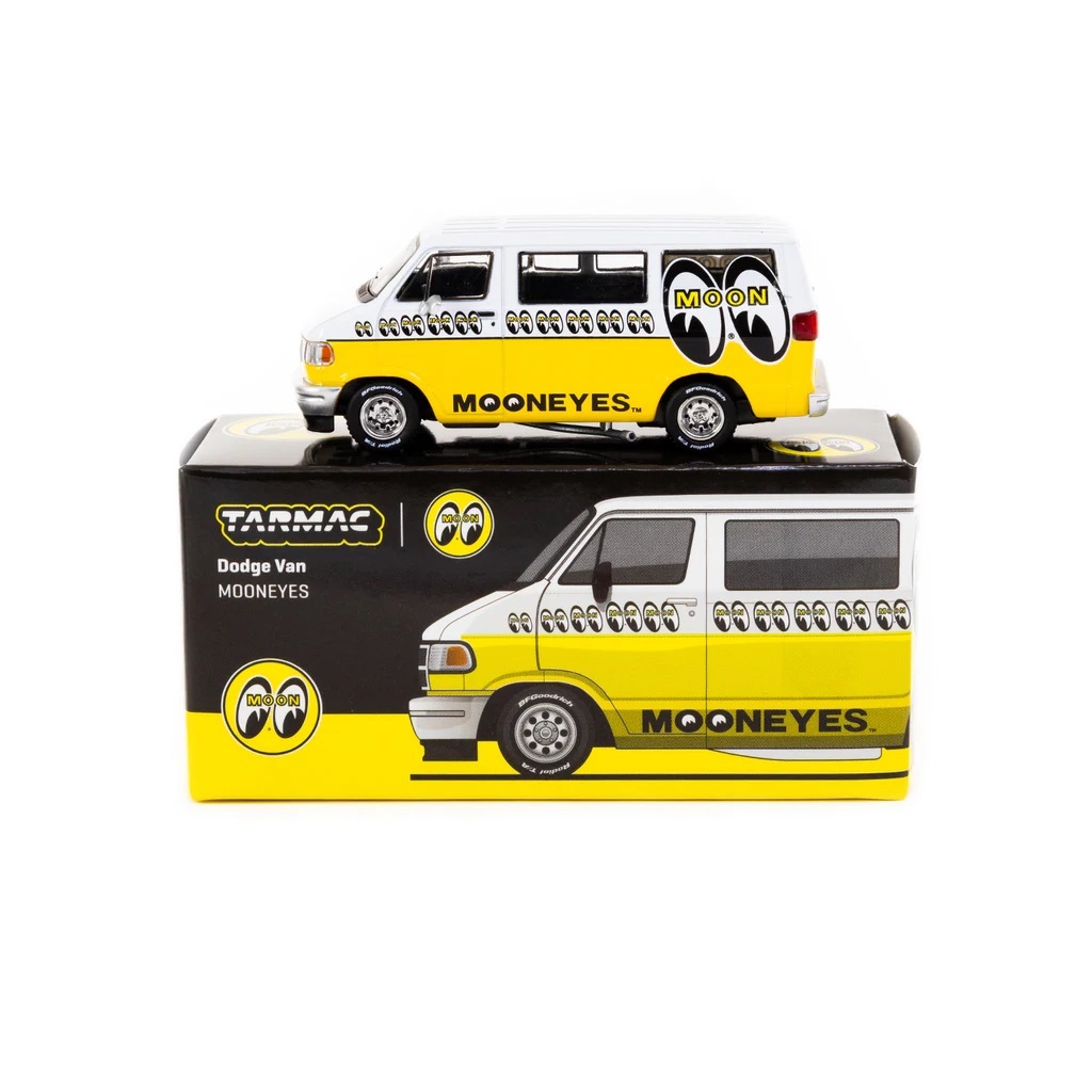 Tarmac Works GLOBAL64 1/64 Dodge Van Mooneyes Voiture Moulé