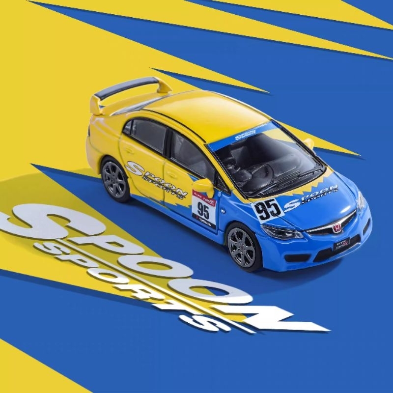 DCT Honda Civic FD2 Type R Spoon Sports 95 Diecast | Shopee Philippines