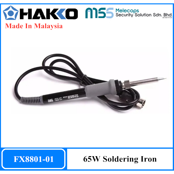 HAKKO FX880101 65W Soldering Iron M Type with Standard Tip T18B for FX888D Soldering Station