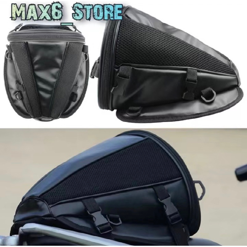 Waterproof Motorcycle Bike Rear Trunk Back Seat Carry Luggage Tail Bag  Saddlebag T43 Bag Motor Belakang Rainproof Bag