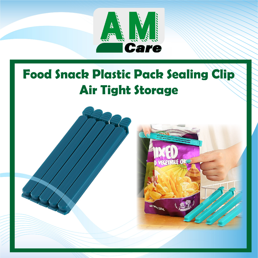 Food Snack Plastic Pack Sealing Clip Air Tight Storage | Shopee Philippines