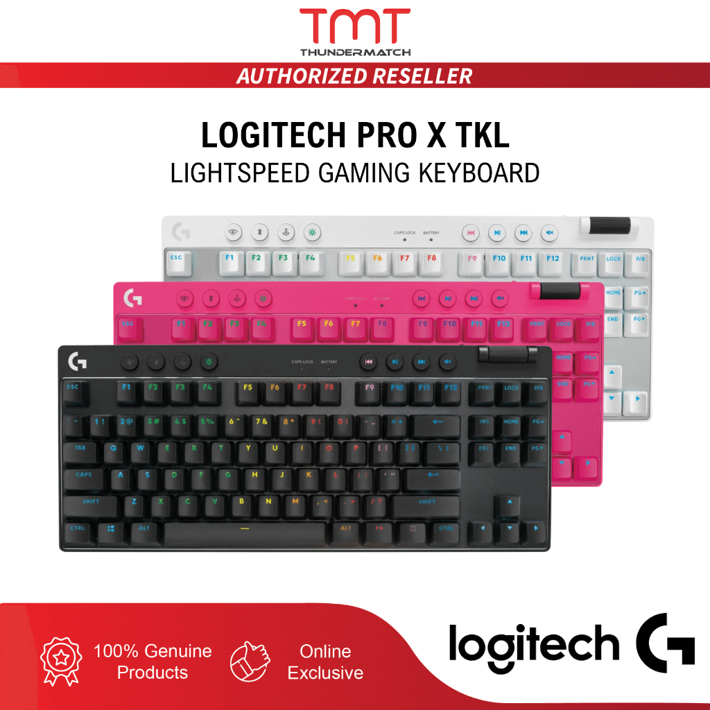 Logitech PRO X TKL Lightspeed Gaming Keyboard / G PRO X / G PRO ...