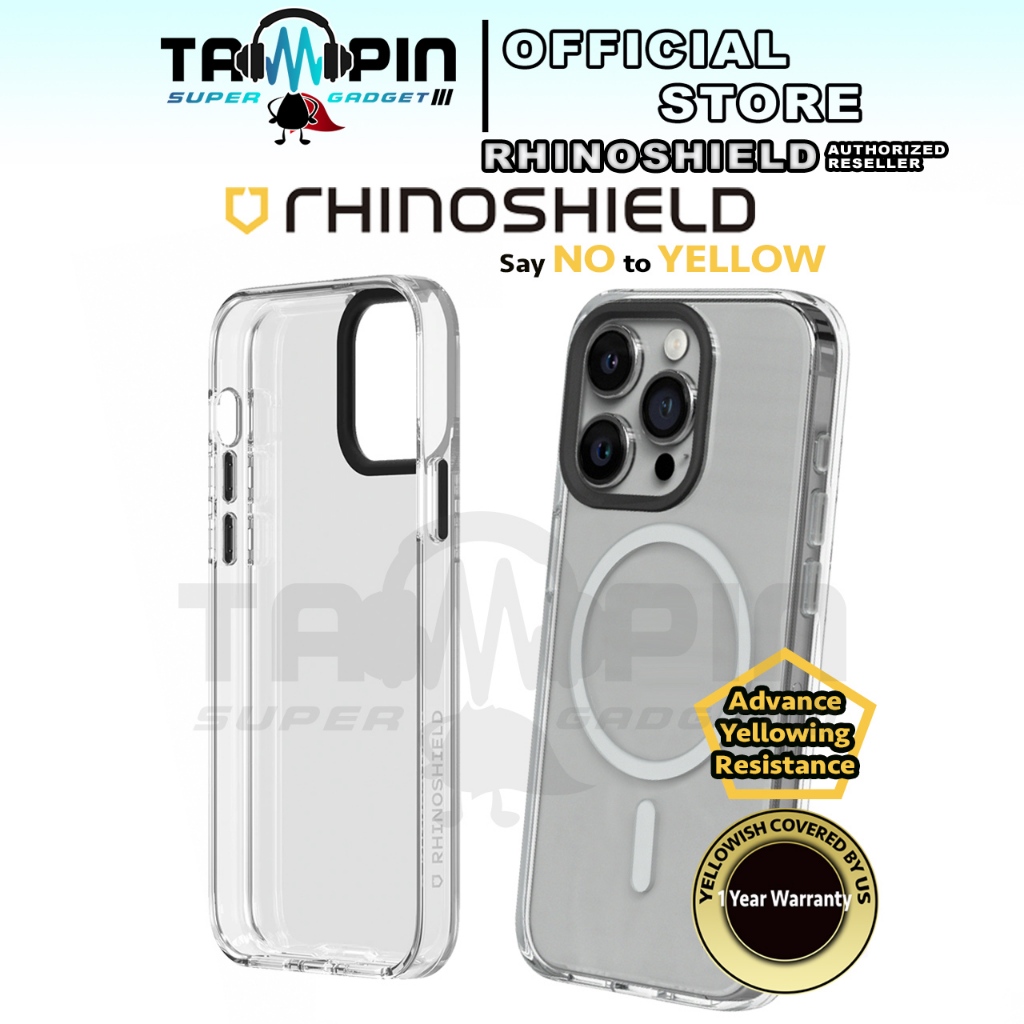 Coque IPhone 15 Pro Transparente RHINOSHIELD - Protection Ultra Résistante, Comme Neuve En Boîte D'origine
