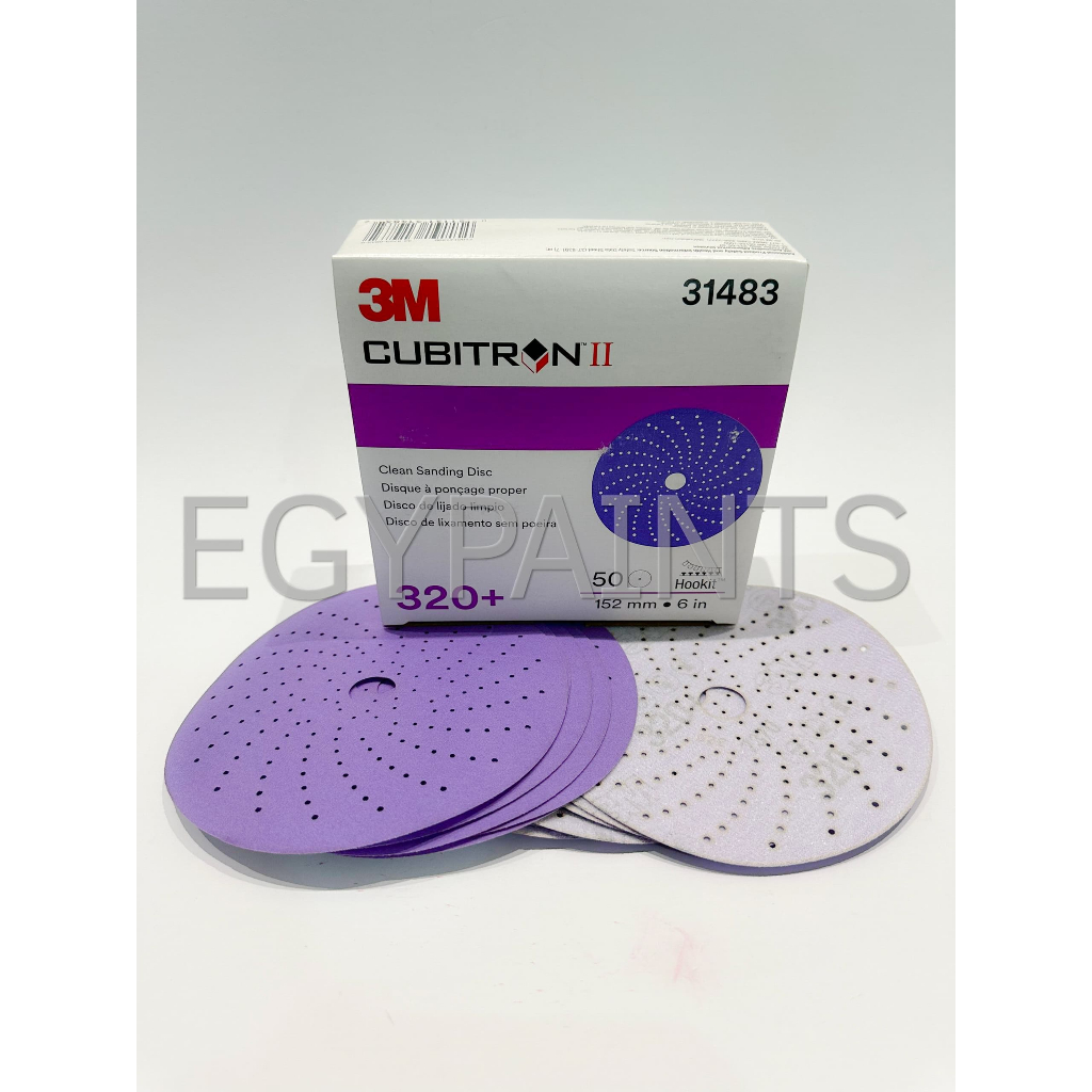 3M 51436 Cubitron ™ II Hookit ™ Clean Sanding Sheet P320 Rull Värvifoorum
