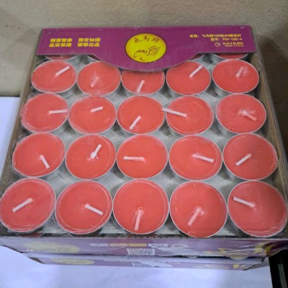 Ghee Candle/Ghee Lamp/4 Hours100 Capsules/Refined Vegetable Grease