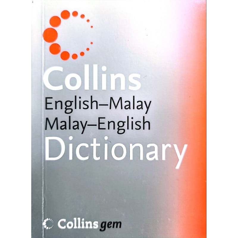 KAMUS COLLINS ENGLISH MALAY / MALAY EINGLISH DICTIONARY (COLLINS GEM) Shopee Philippines