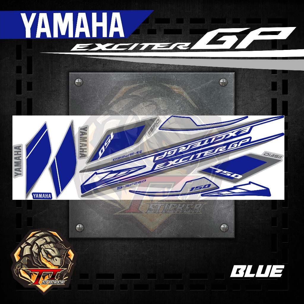 YAMAHA Y15ZR EXCITER GP 150 2015 EDITION STICKER STRIPE MOTOR | Shopee ...