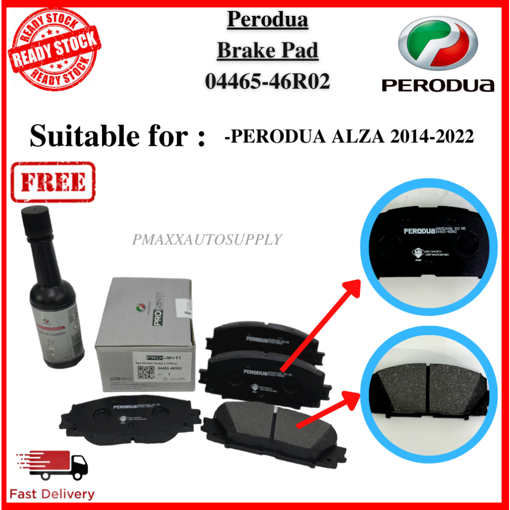 ALZA NEW MODEL 20132021 YEAR FRONT BRAKE PAD /0446546R02 *FREE