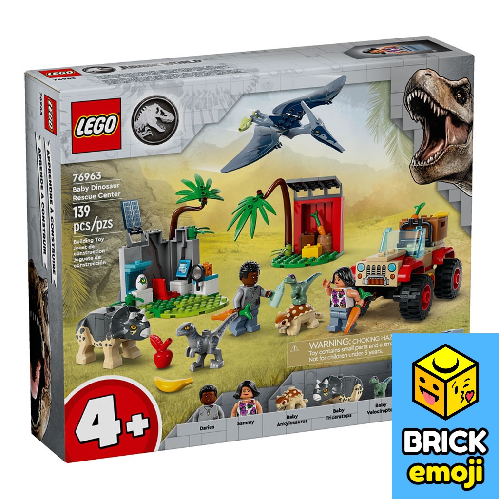 LEGO 76963 Jurassic World Baby Dinosaur Rescue Centre | Shopee Philippines