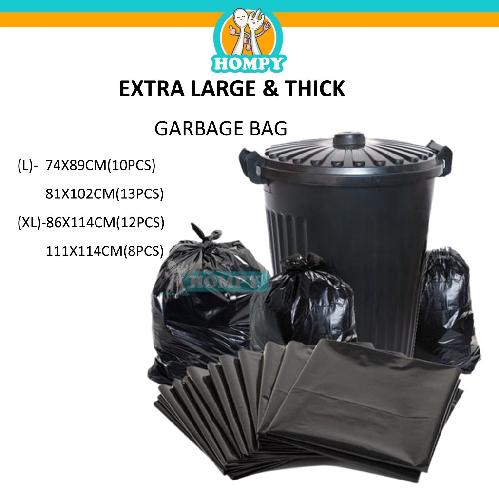 Heavy Duty Garbage Bag Rubbish Bag Beg Sampah Tebal Plastic Garbage Bagthicktebal Plastik 5013