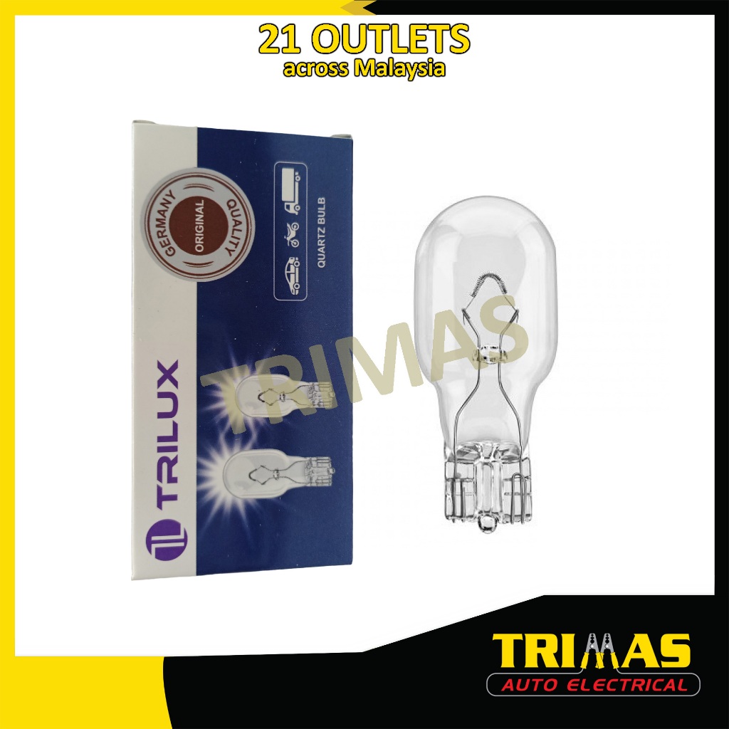 Trilux T15 W16W Auto WedgeBase Bulbs Perodua Myvi Third Brake Bulb