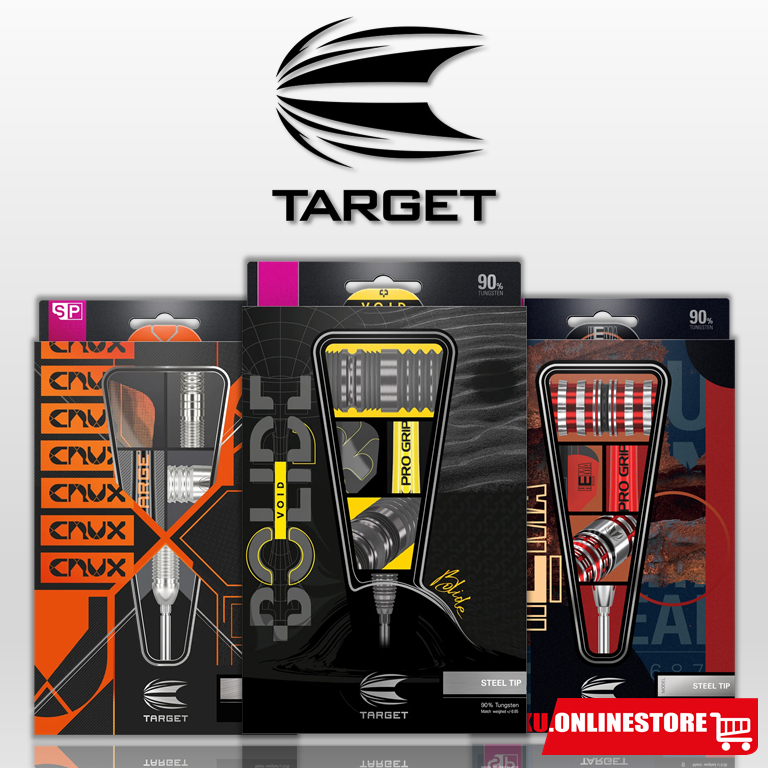 Nathan Aspinall 80% Black Swiss Point Steel Tip Darts By Target- Double Top Dart