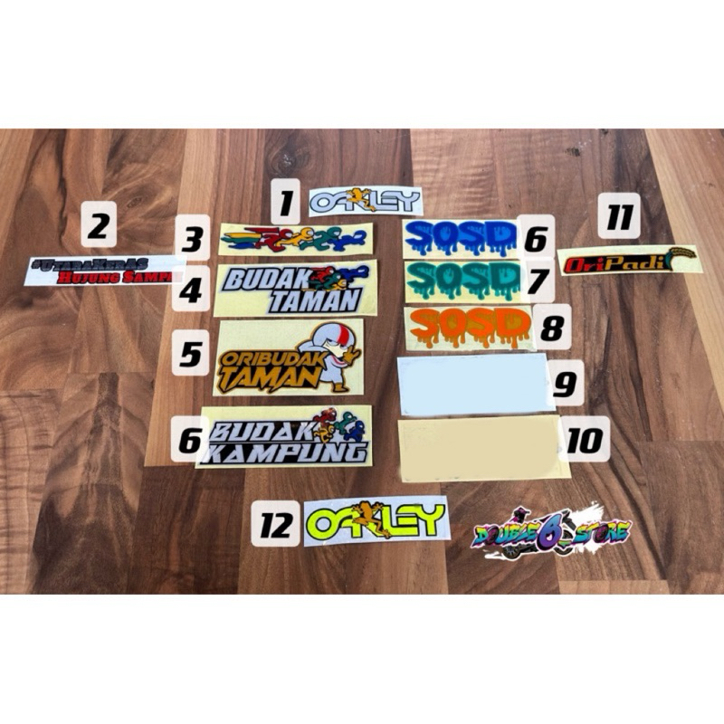 Sticker Budak Kampung / Budak Taman Orang Lari Stiker Budak Syndicate ...