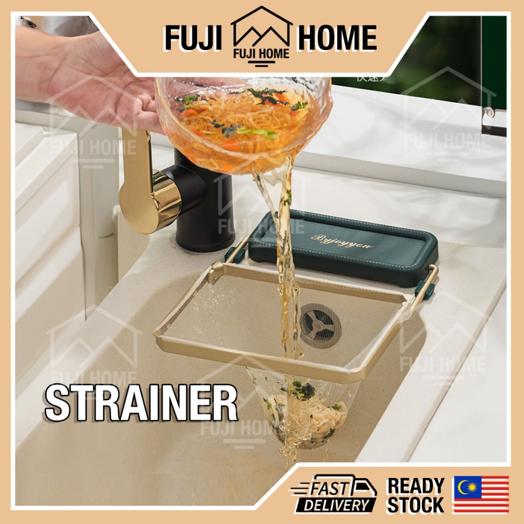 Food Waste Sink Filter Net Kitchen Sink Strainer Drainer Penapis Sinki ...