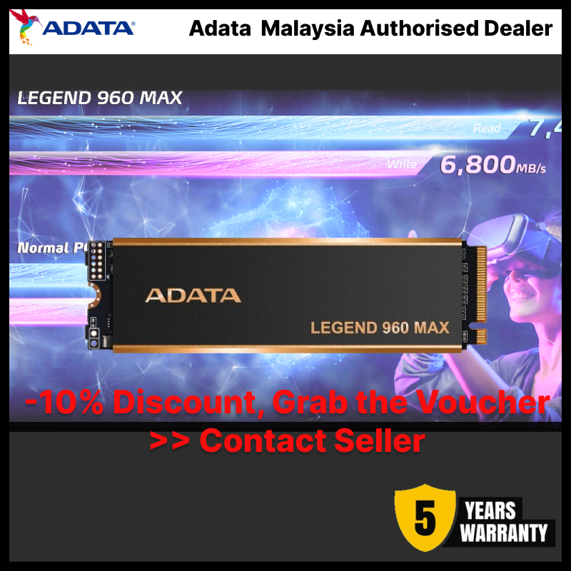 ADATA LEGEND 960 MAX PCIe Gen4 x4 M.2 2280 Solid State Drive 1TB / 2TB ...
