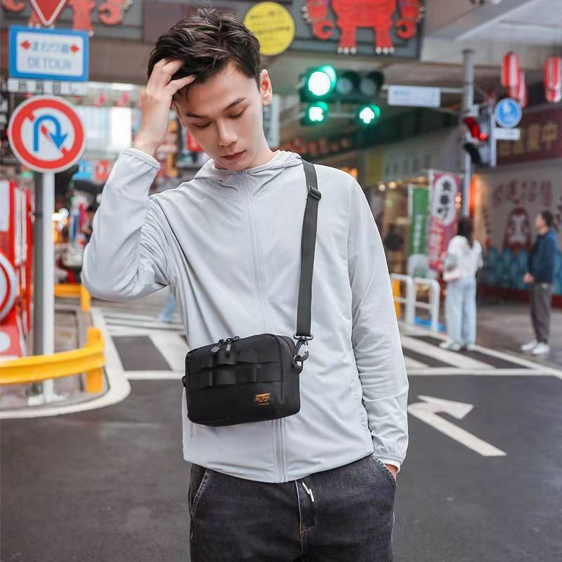 Carharttt WIP 20Ss Small Sling Bag Crossbody Bag Waterproof Sling Bag Unisex Casual Bag Functional Bag