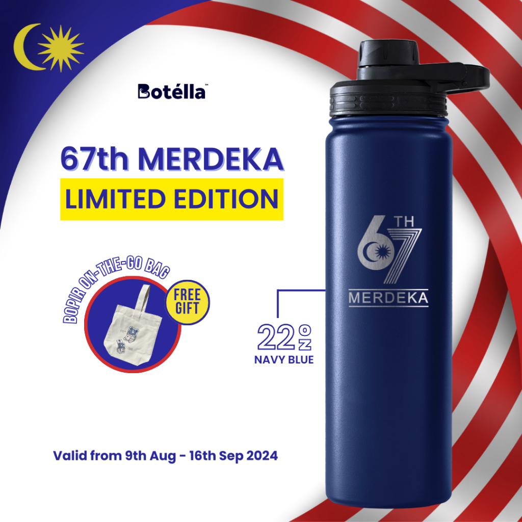 [LIMITED EDITION] 67th Merdeka Limited Edition 2024 - Botella Navy Blue ...