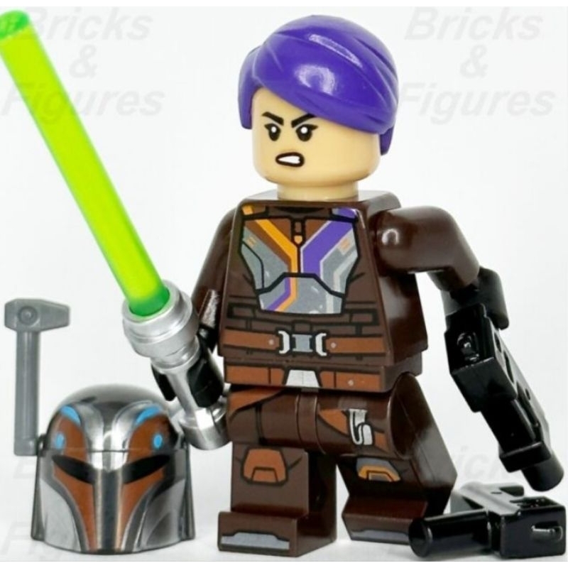 LEGO Star Wars 75362 - Sw1302 Sabine Wren Minifigure With Helmet. (New ...