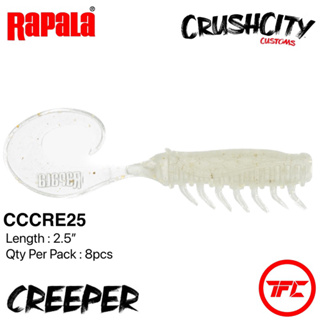 2023 New RAPALA Crush City Soft Baits Creeper Heavy Hitter The Jerk The  Suspect Rubber Plastic Crushcity Super TPE