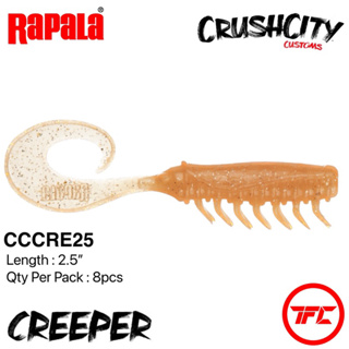 2023 New RAPALA Crush City Soft Baits Creeper Heavy Hitter The Jerk The  Suspect Rubber Plastic Crushcity Super TPE