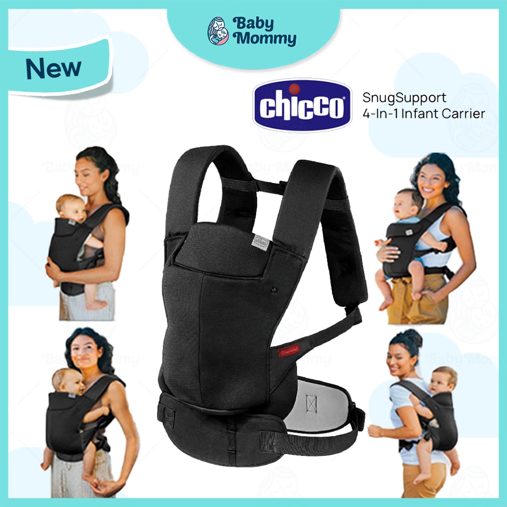 Chicco Snug Support Baby Carrier- Black | Shopee Philippines