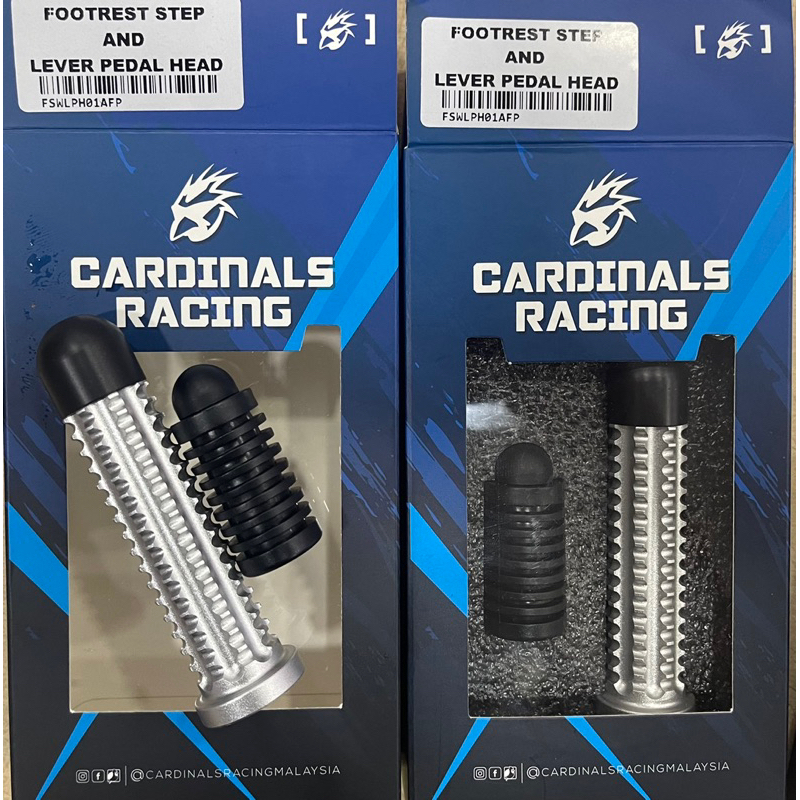 CARDINALS RACING UNIVERSAL FOOTREAT STEP AND LEVER PEDAL HEAD (1+1 ...