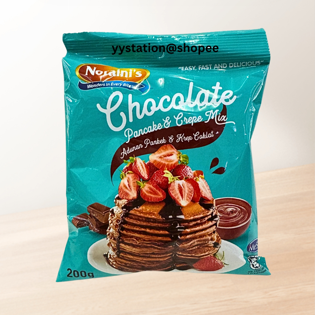 Noraini Chocolate Pancake & Crepe Mix 200g Shopee Philippines