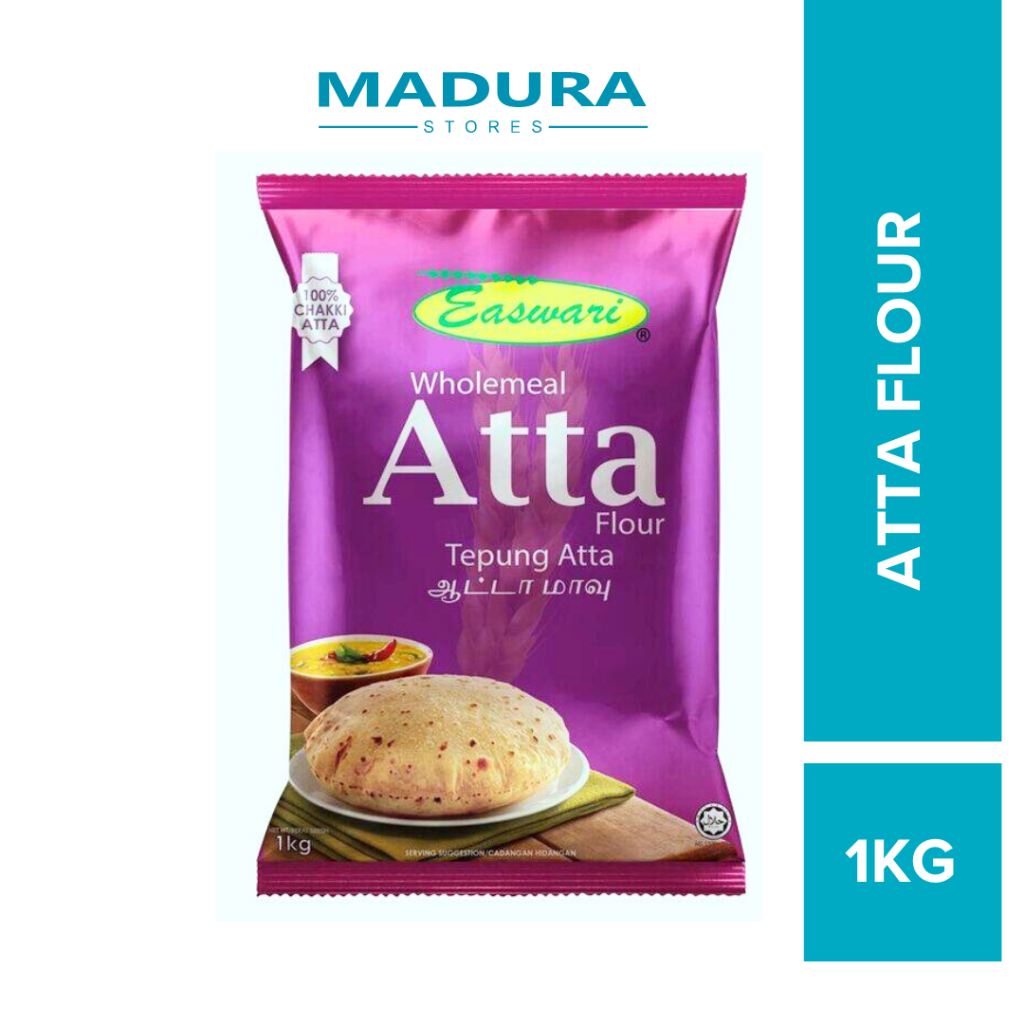 Easwari Atta Flour (Tepung Atta) 1KG | Shopee Philippines