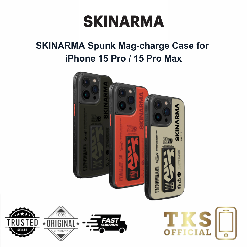 SKINARMA Spunk Mag-charge Case for iP 15 Pro / 15 Pro Max | Shopee ...