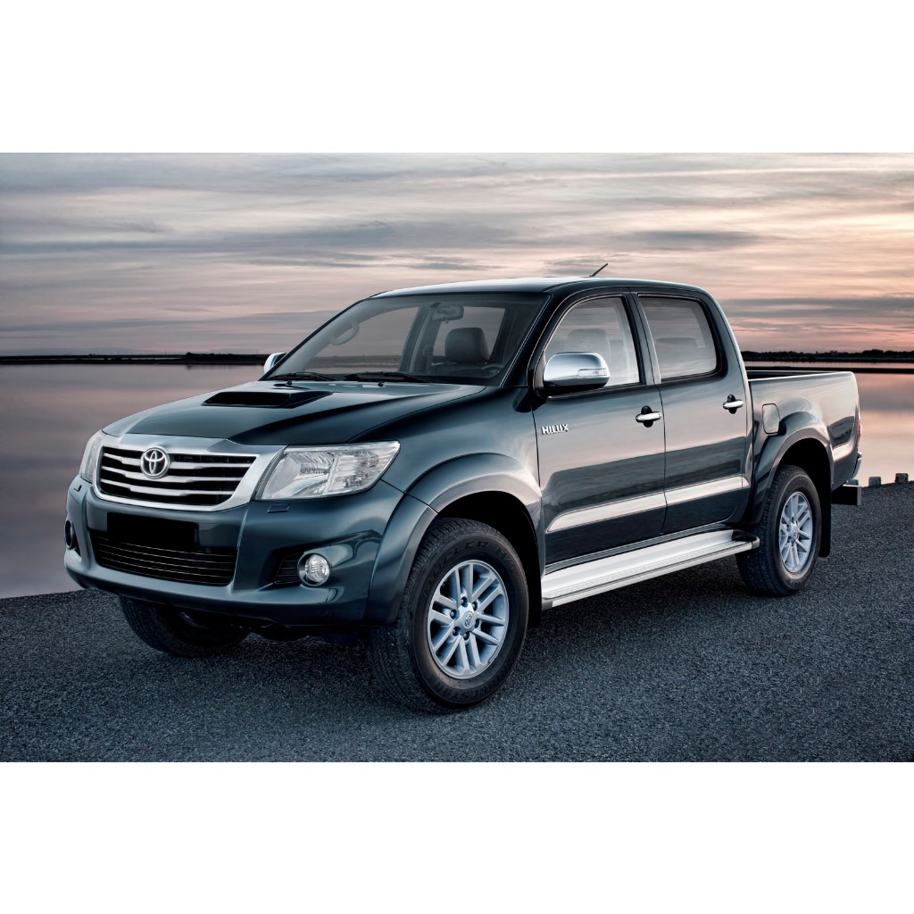 Pop & Lock PL5050 Black Manual Tailgate Lock For Toyota Hilux Pickup (Full Handle Replacement)