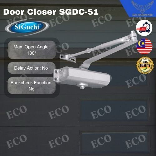 St Guchi SGDC-51 SIRIM Certified Automatic Door Closer Penutup Pintu ...