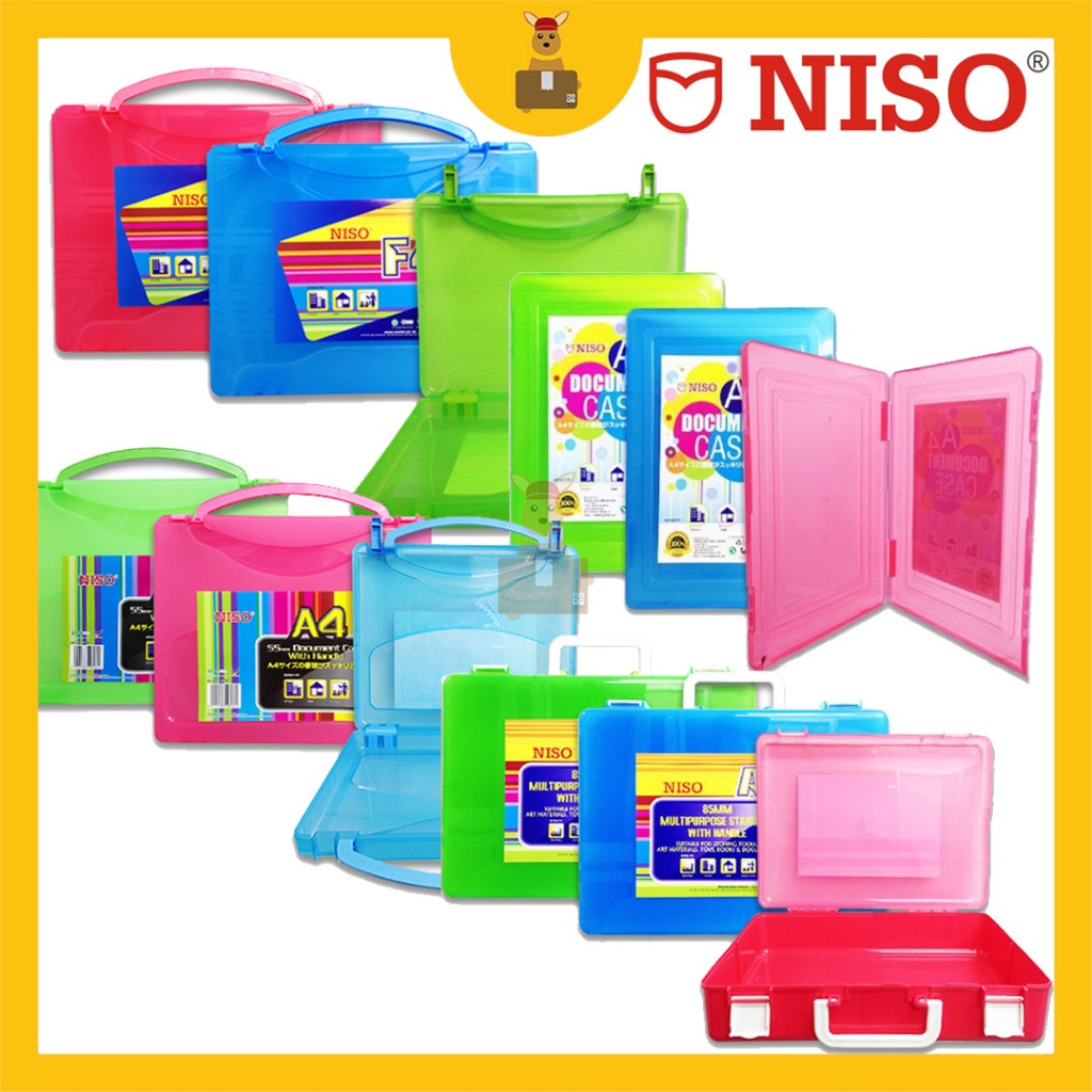 NISO Document Case Drawing Case Plastic File Container Large Case with ...