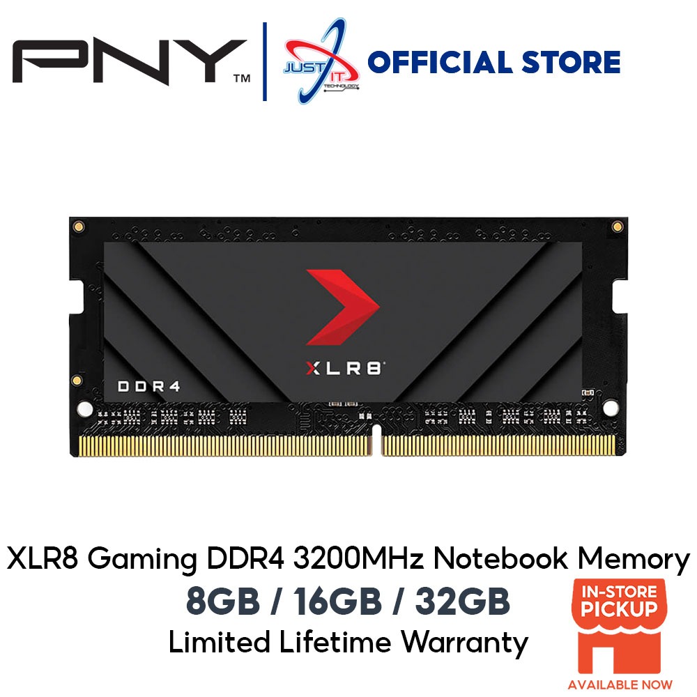 Kit RAM PNY XLR8 Gaming DDR4 3200MHz 2x8Go – Neuve Sous Blister