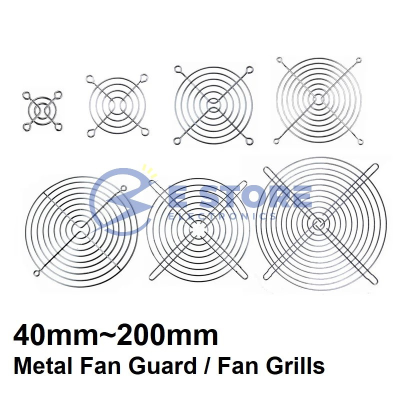 40200mm Cooling Fan Guard Metal Grill Computer Cover Fan Grill
