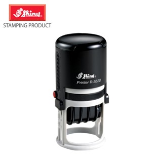 Shiny Self Inking Stamp Round chop (With Date) | Shopee Philippines