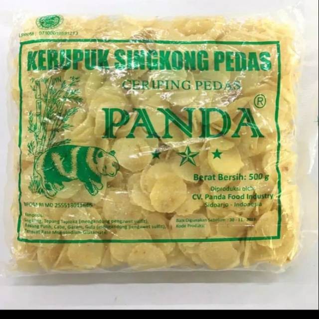 Panda Spicy Cassava Crackers 500G | Shopee Philippines