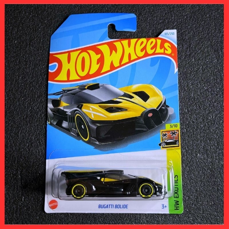 Hot Wheels Bugatti Bolide 2024 Second Editions Yellow model HW Exotics ...