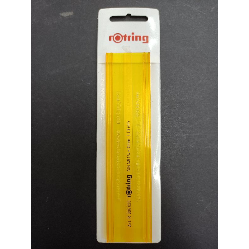 Rotring 1451 ( 2mm/R306020 6mm/R306060 ) Lettering Stencil Din - 1 pcs ...