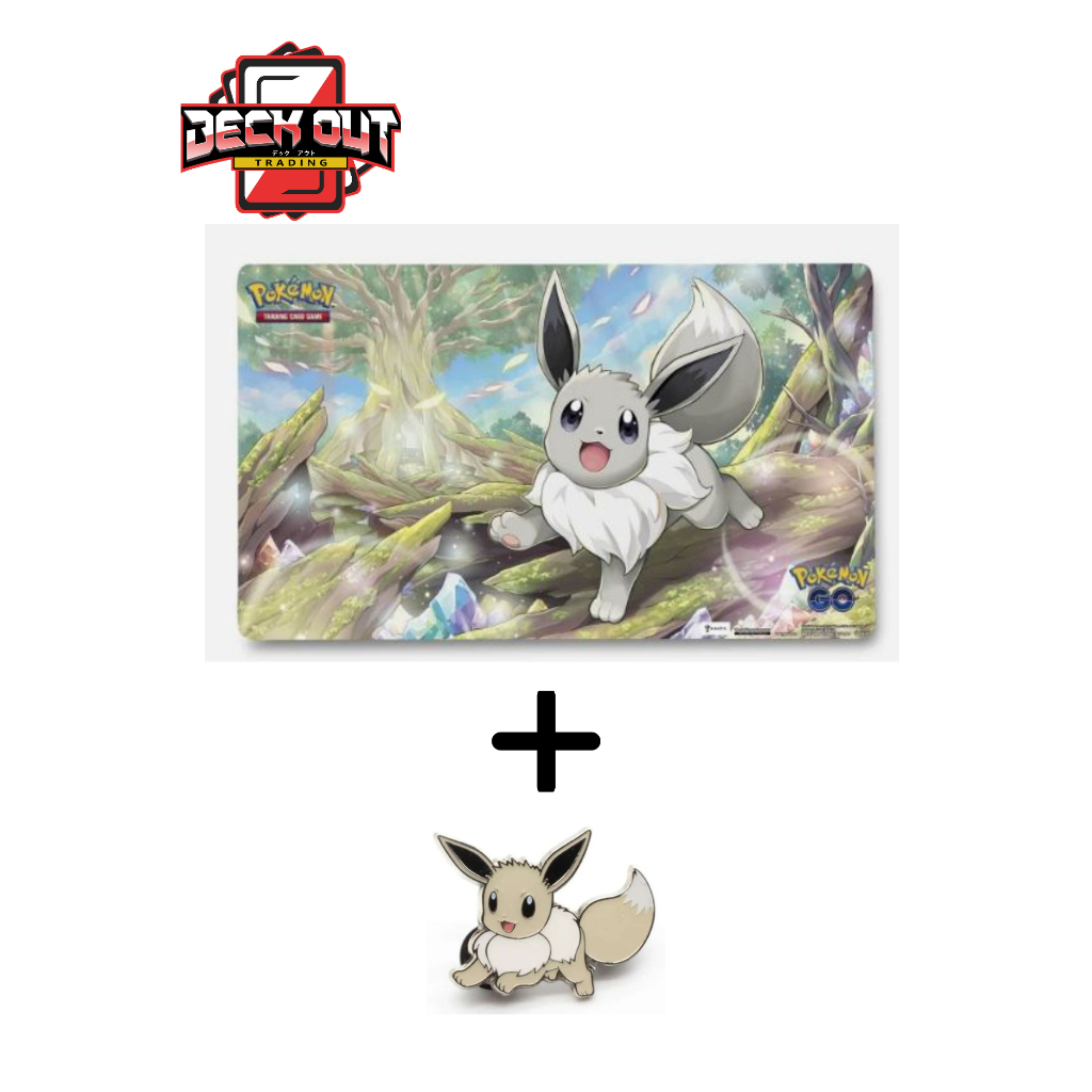 Pokemon TCG - Radiant Eevee Playmat Shining Eevee & Collector's Pin |  Shopee Philippines
