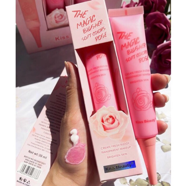 Kiss Beauty The Magic Blusher Soft Color Rose HQ Shopee Philippines
