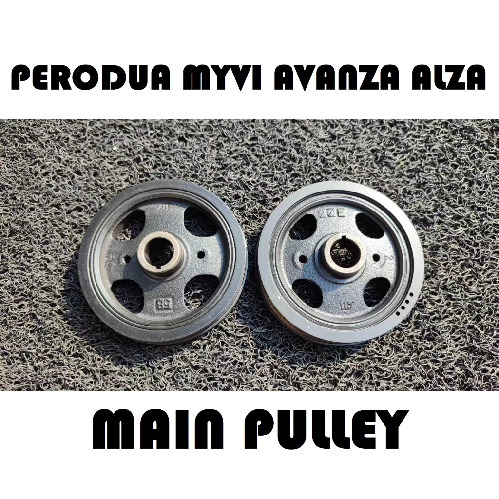 Main Pulley Perodua Myvi Avanza Alza Japan Used Crankshaft Pulley / Main Pully / Crank Pulley